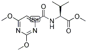 (2S)-2-[(2,6-DIMETHOXYPYRIMIDIN-4-YL)CARBONYL]AMINO-3-METHYLBUTANOIC ACID, METHYL ESTER 结构式