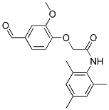 2-(4-FORMYL-2-METHOXY-PHENOXY)-N-(2,4,6-TRIMETHYL-PHENYL)-ACETAMIDE 结构式