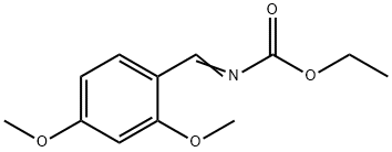 (2,4-DIMETHOXY-BENZYLIDENE)-CARBAMIC ACID ETHYL ESTER 结构式