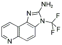2-AMINO-3-(TRIFLUOROMETHYL)-3H-IMIDAZO[4,5-F]QUINOLINE 结构式