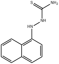 2-(1-NAPHTHYL)-1-HYDRAZINECARBOTHIOAMIDE 结构式