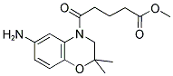 5-(6-AMINO-2,2-DIMETHYL-2,3-DIHYDRO-BENZO[1,4]OXAZIN-4-YL)-5-OXO-PENTANOIC ACID METHYL ESTER 结构式