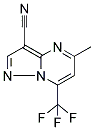 5-甲基-7-(三氟甲基)吡唑并[1,5-A]嘧啶-3-甲腈 结构式