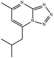 7-ISOBUTYL-5-METHYL[1,2,3,4]TETRAAZOLO[1,5-A]PYRIMIDINE 结构式