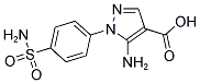 5-AMINO-1-[4-(AMINOSULPHONYL)PHENYL]PYRAZOLE-4-CARBOXYLIC ACID 结构式