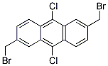 9,10-DICHLORO-2,6(7)-BIS(BROMOMETHYL)ANTHRACENE 结构式