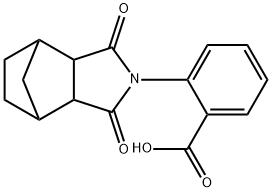 2-(3,5-二氧代-4-氮杂-三环[5.2.1.0*2,6*]癸-4-基)-苯甲酸 结构式