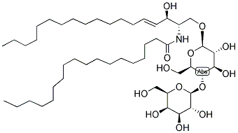 BETA-D-GALACTOPYRANOSYL(1-4)-BETA-D-GLUCOPYRANOSYL CERAMIDE 结构式