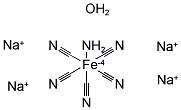 SODIUM PENTACYANOAMMINE FERROATE(II) N-HYDRATE 结构式