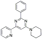 2-Phenyl-4-piperidin-1-yl-6-pyridin-2-ylpyrimidine 结构式