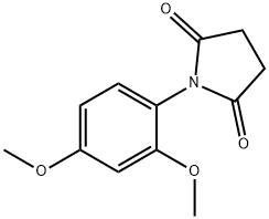 1-(2,4-DIMETHOXYPHENYL)DIHYDRO-1H-PYRROLE-2,5-DIONE 结构式