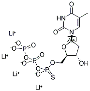 THYMIDINE-5'-O-(1-THIOTRIPHOSPHATE) LITHIUM SALT 结构式