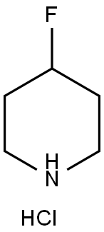 4-FLUOROPIPERIDINE HYDROCHLORIDE 结构式