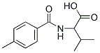 3-METHYL-2-(4-METHYL-BENZOYLAMINO)-BUTYRIC ACID 结构式
