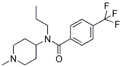 N-(1-METHYLPIPERIDIN-4-YL)-N-PROPYL-4-(TRIFLUOROMETHYL)BENZAMIDE 结构式