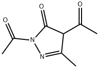 2,4-DIACETYL-5-METHYL-2,4-DIHYDRO-3H-PYRAZOL-3-ONE 结构式