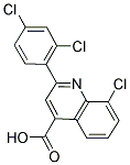 8-氯-2-(2,4-二氯苯基)-喹啉-4-羧酸 结构式