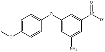 [3-(4-甲氧基苯氧基)-5-硝基苯基]胺 结构式