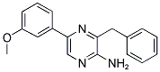 2-AMINO-3-BENZYL-5-(3'-METHOXYPHENYL)-PYRAZINE 结构式
