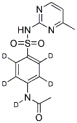 N-ACETYLSULFAMERAZIN-D5 结构式