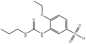 4-乙氧基-3-(3-丙基脲基)苯磺酰氯 结构式