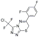 3-(氯二氟甲基)-6-(2,4-二氟苯基)-7H-[1,2,4]三唑并[3,4-B][1,3,4]噻二嗪 结构式