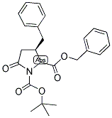 (4R)-BOC-4-BENZYL-PYR-OBZL 结构式