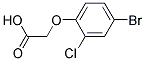 (4-BROMO-2-CHLORO-PHENOXY)-ACETIC ACID 结构式