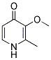 3-METHOXY-2-METHYL-4-(1H)-PYRIDONE 结构式