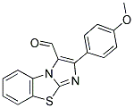 2-(4-METHOXY-PHENYL)-BENZO[D]IMIDAZO[2,1-B]THIAZOLE-3-CARBALDEHYDE 结构式