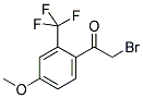 4-METHOXY-2-(TRIFLUOROMETHYL)PHENACYL BROMIDE 结构式