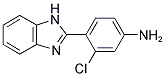 4-(1H-BENZIMIDAZOL-2-YL)-3-CHLOROANILINE 结构式