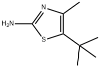 5-叔丁基-4-甲基-噻唑-2-胺 结构式