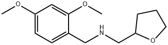 N-(2,4-二甲氧基苄基)-1-(四氢呋喃-2-基)甲胺 结构式