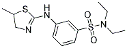 N,N-DIETHYL-3-(5-METHYL-4,5-DIHYDRO-THIAZOL-2-YLAMINO)-BENZENESULFONAMIDE 结构式