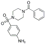 4-[(4-BENZOYLPIPERAZIN-1-YL)SULFONYL]ANILINE 结构式