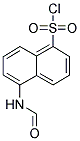 5-FORMYLAMINO-NAPHTHALENE-1-SULFONYL CHLORIDE 结构式