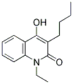 3-Butyl-1-ethyl-4-hydroxyquinolin-2(1H)-one 结构式
