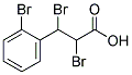 2,3-DIBROMO-3-(2-BROMOPHENYL)PROPIONIC ACID 结构式