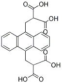 9,10-Anthracenediyl-bis(methylene)dimalonic Acid 结构式