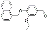 3-Ethoxy-4-(1-naphthylmethoxy)benzaldehyde 结构式