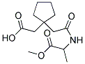 (1-(2-[(2-METHOXY-1-METHYL-2-OXOETHYL)AMINO]-2-OXOETHYL)CYCLOPENTYL)ACETIC ACID 结构式