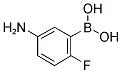 5-氨基-2-氟苯硼酸 结构式