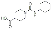 1-CYCLOHEXYLCARBAMOYL-PIPERIDINE-4-CARBOXYLIC ACID 结构式