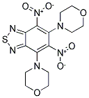 4,6-Dimorpholin-4-yl-5,7-dinitro-2,1,3-benzothiadiazole 结构式