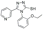 4-(2-ETHOXY-PHENYL)-5-PYRIDIN-3-YL-4H-[1,2,4]TRIAZOLE-3-THIOL 结构式
