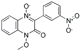 1-METHOXY-3-(3-NITROPHENYL)QUINOXALIN-2(1H)-ONE 4-OXIDE 结构式