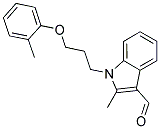 2-METHYL-1-[3-(2-METHYLPHENOXY)PROPYL]-1H-INDOLE-3-CARBALDEHYDE 结构式