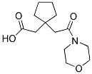 [1-(2-MORPHOLIN-4-YL-2-OXO-ETHYL)-CYCLOPENTYL]-ACETIC ACID 结构式