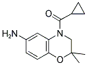 (6-AMINO-2,2-DIMETHYL-2,3-DIHYDRO-BENZO[1,4]OXAZIN-4-YL)-CYCLOPROPYL-METHANONE 结构式
